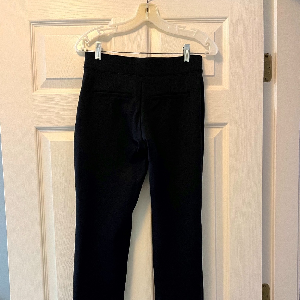 Spanx Perfect Fit Ponte Slim Straight Pants, size Small Petite, black